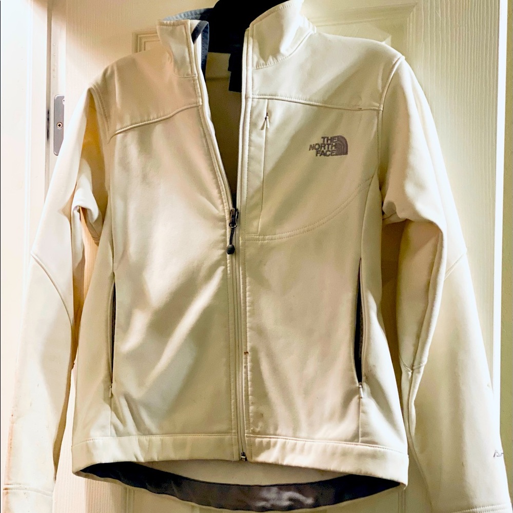 White North Face Jacket sz S